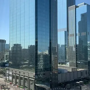 Апартаменты квартира с видом на Abu Dhabi Plaza, Астана